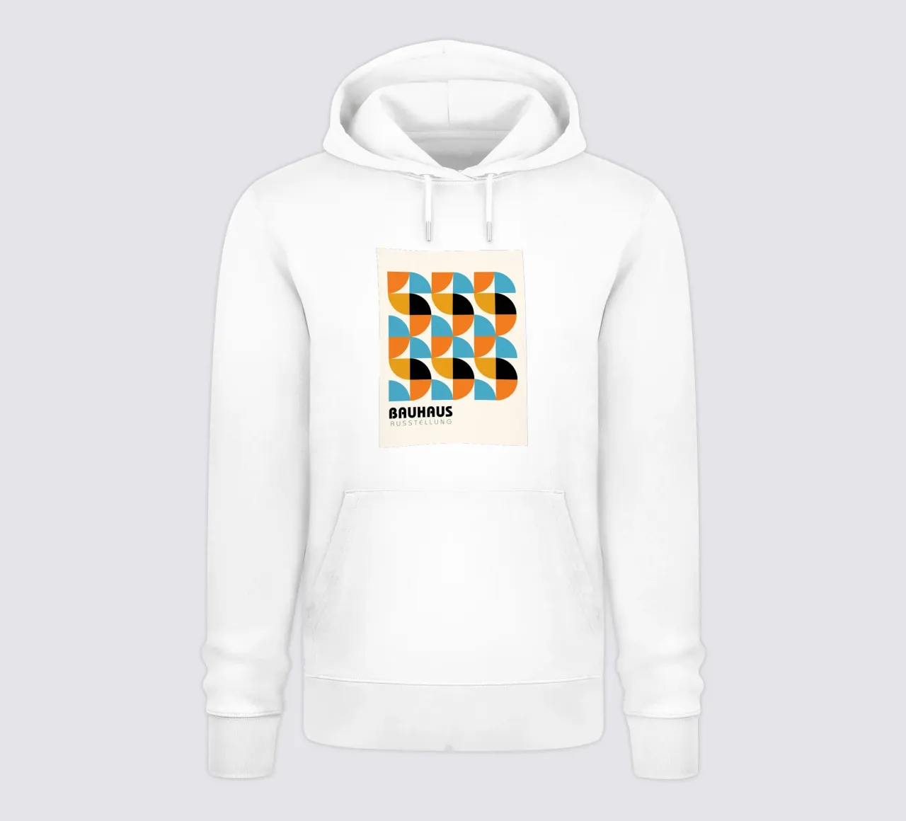 Geometria Bauhaus - colori retrò felpa con cappuccio da Casa Calm