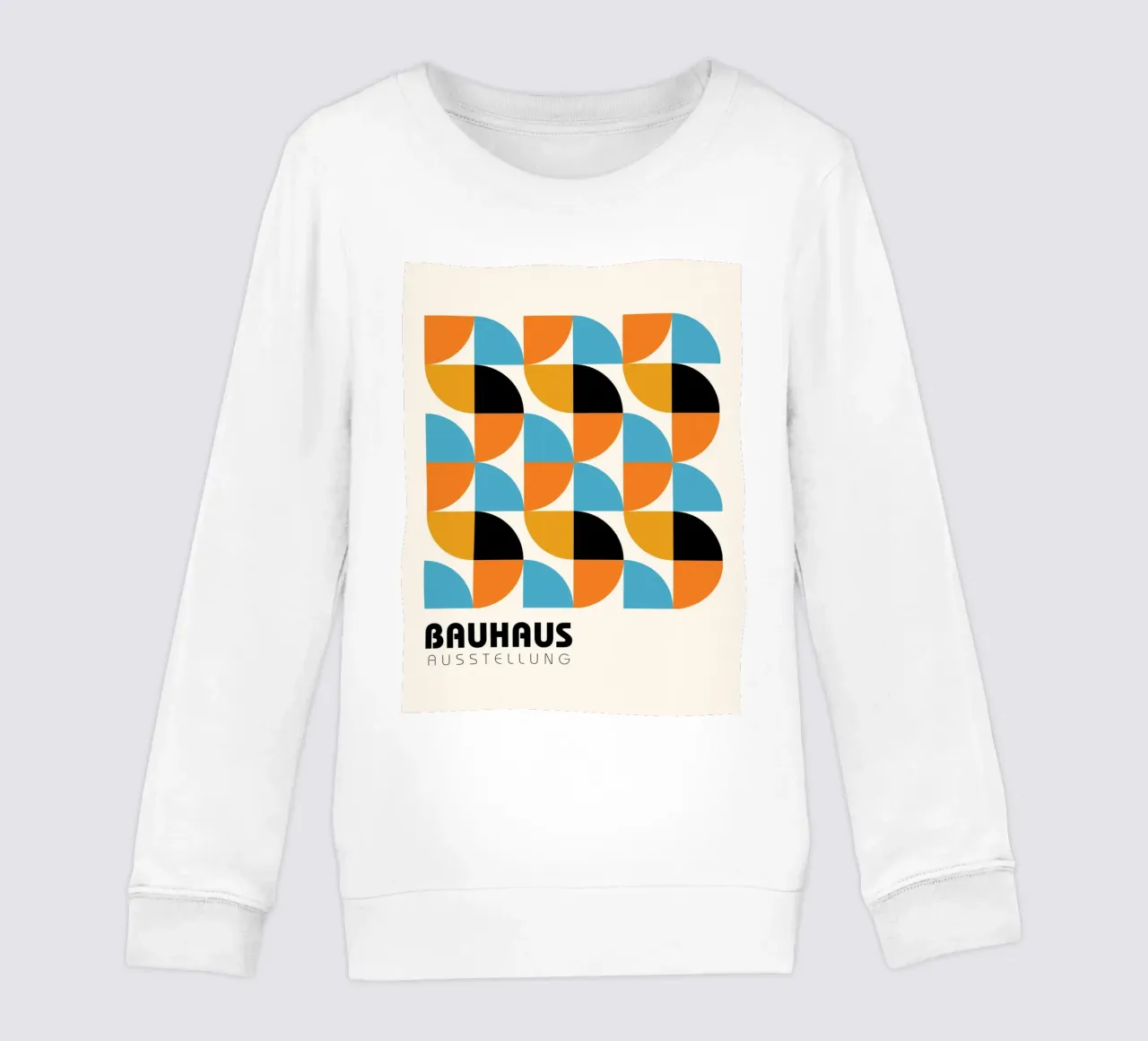 Geometria Bauhaus - colori retrò felpa bambino da Casa Calm