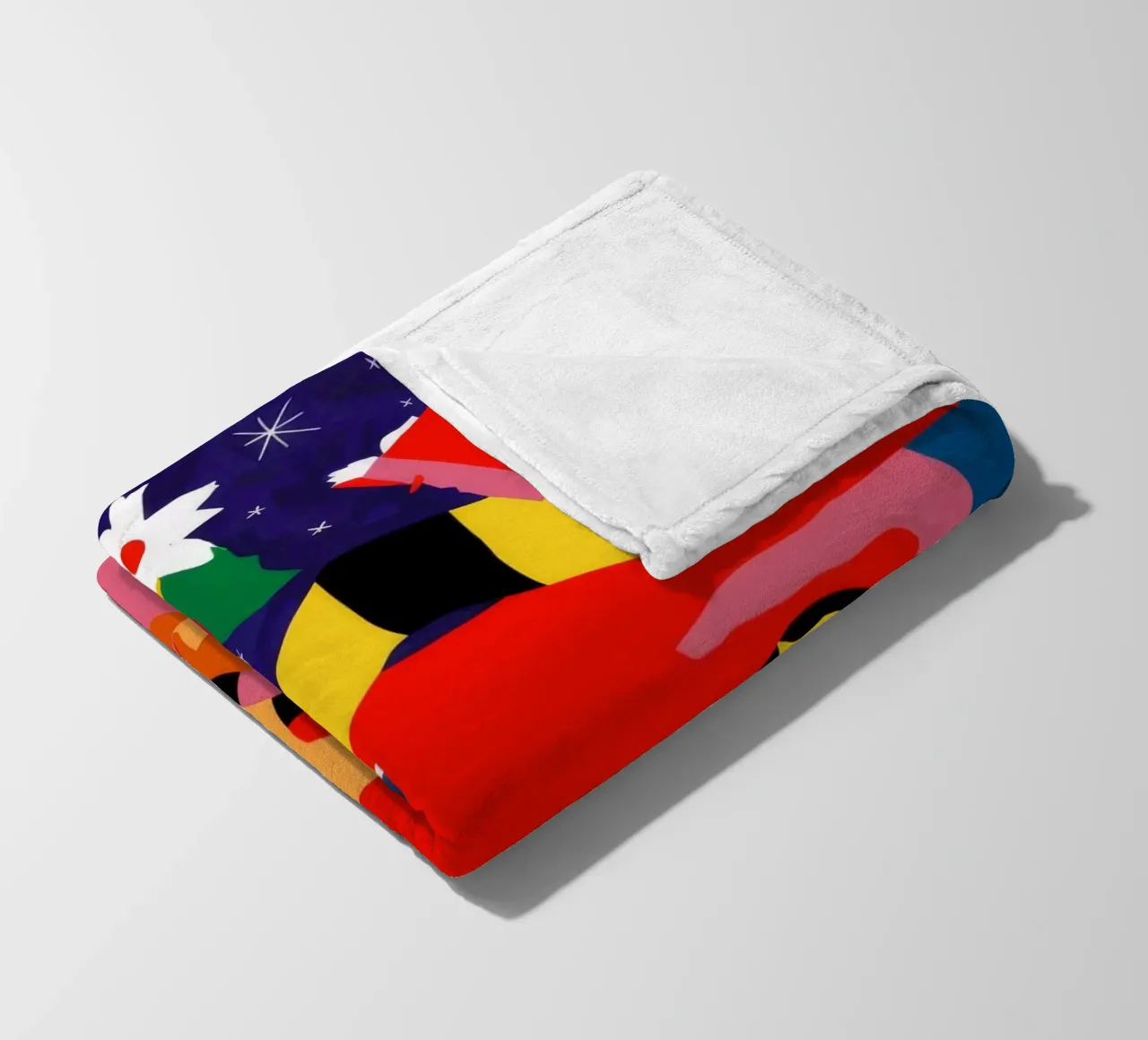Donna con frutta coperta in pile da Silk Palette