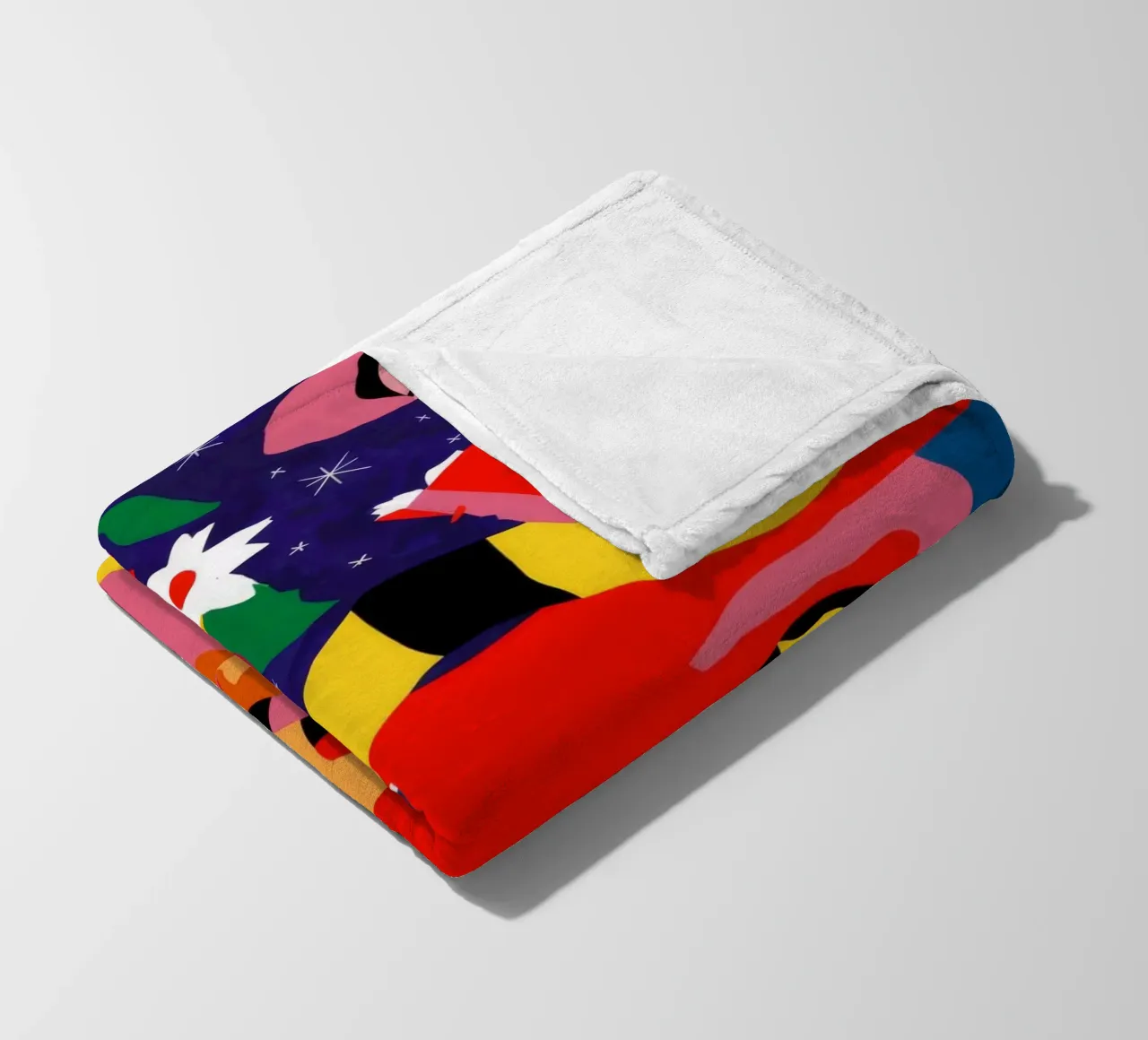 Donna con frutta coperta in pile da Silk Palette