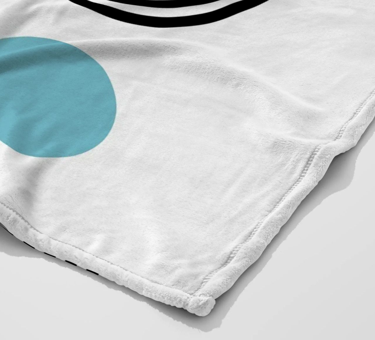 Minimal Line Flow – Retro Grafik coperta in pile da Casa Calm