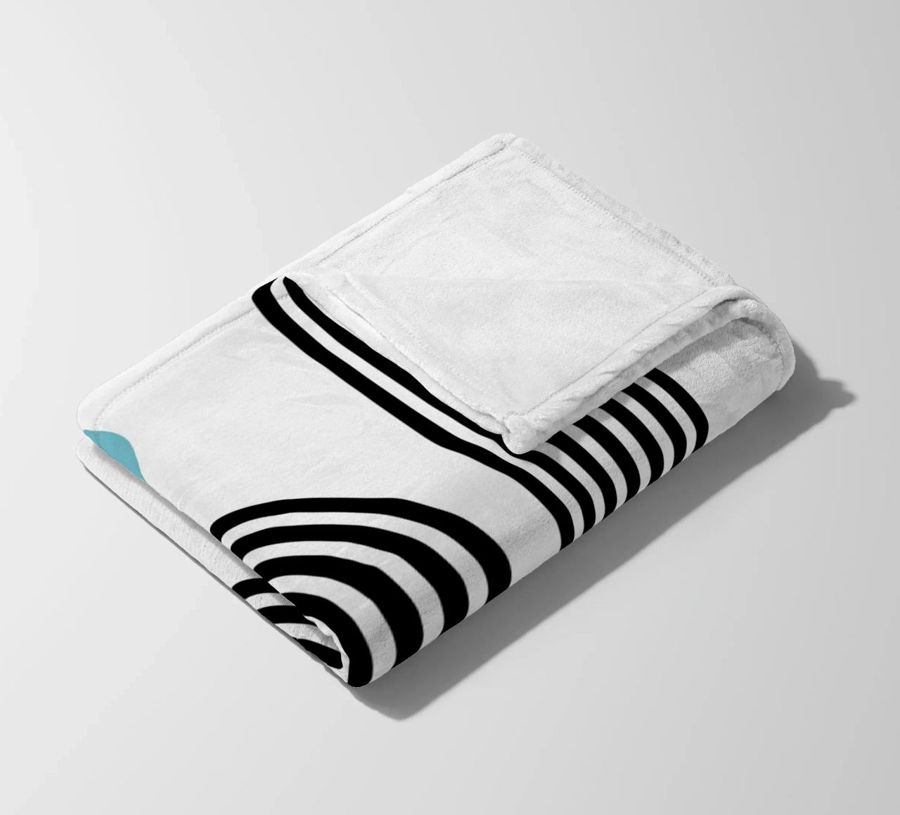 Minimal Line Flow – Retro Grafik coperta in pile da Casa Calm