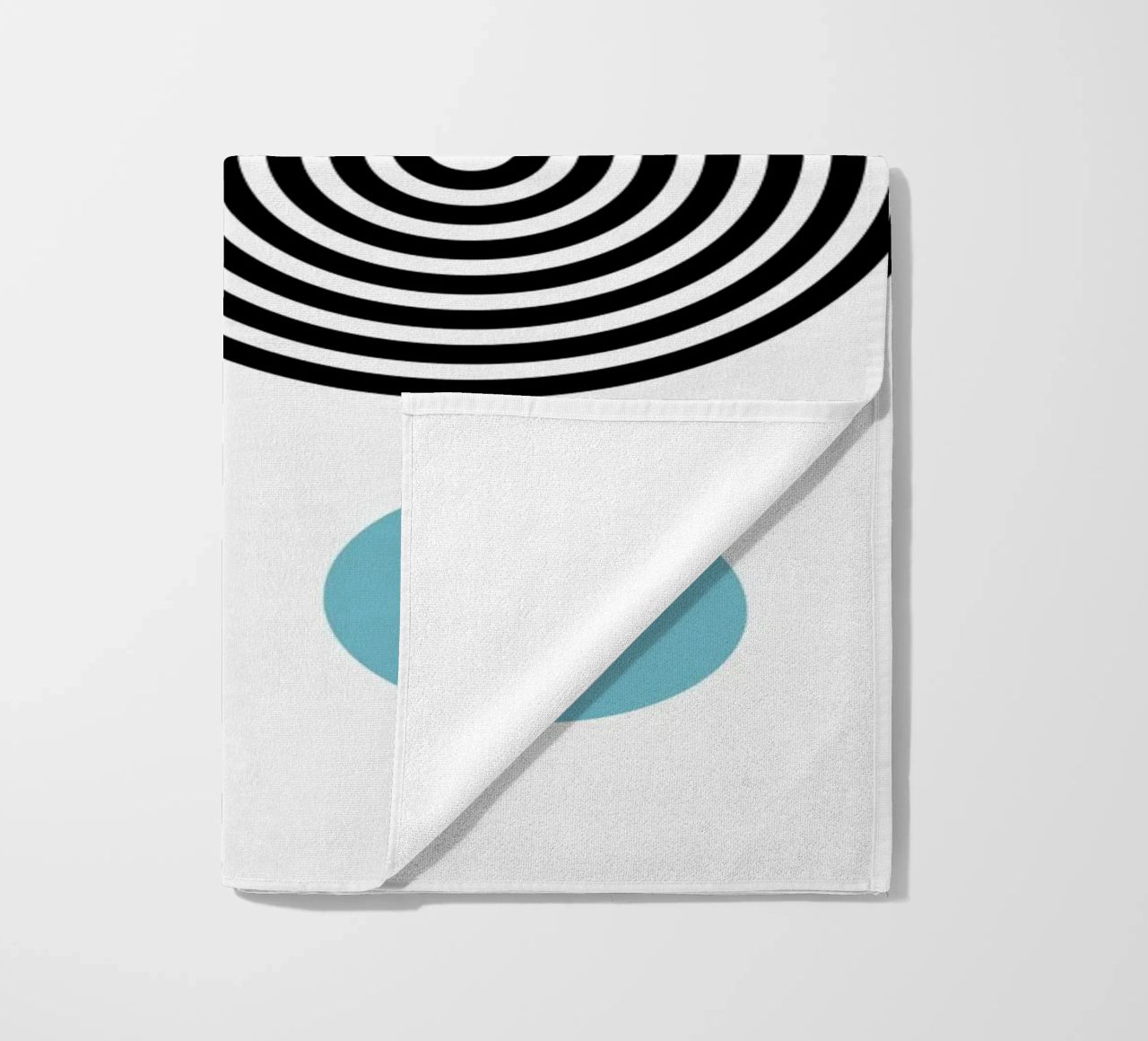 Minimal Line Flow – Retro Grafik telo mare da Casa Calm