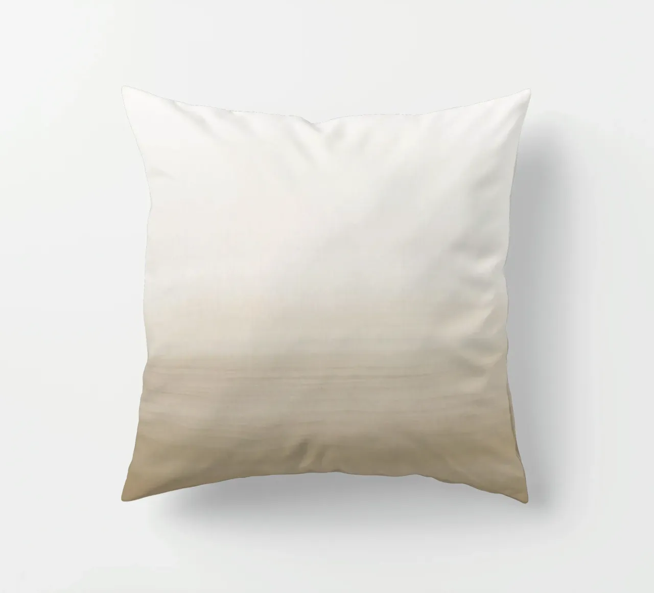 Gradiente acquerello beige cuscino da NouveauPrints
