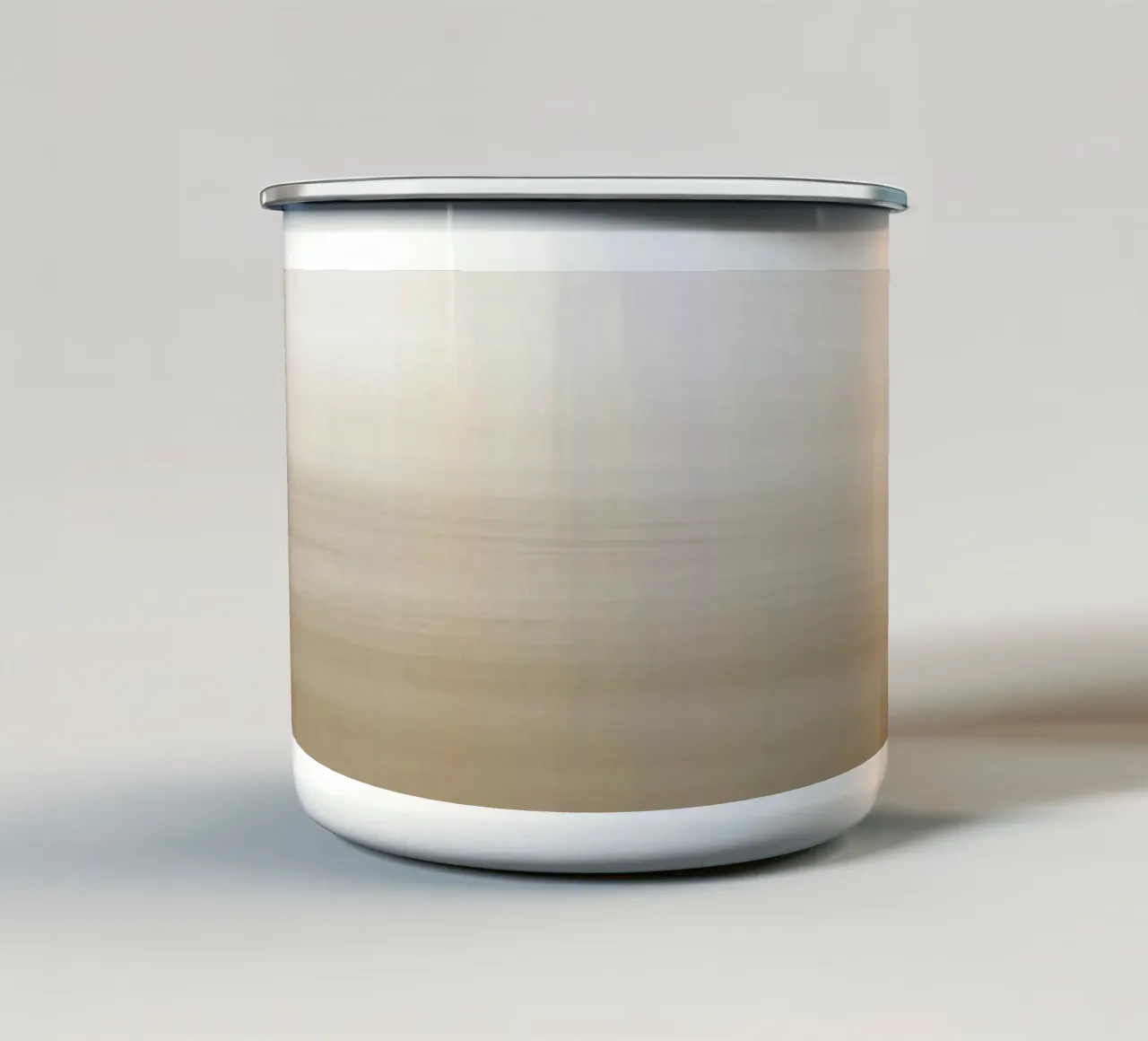 Gradiente acquerello beige tazza in smalto da NouveauPrints
