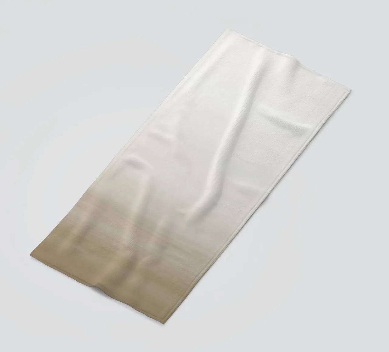 Gradiente acquerello beige telo mare da NouveauPrints