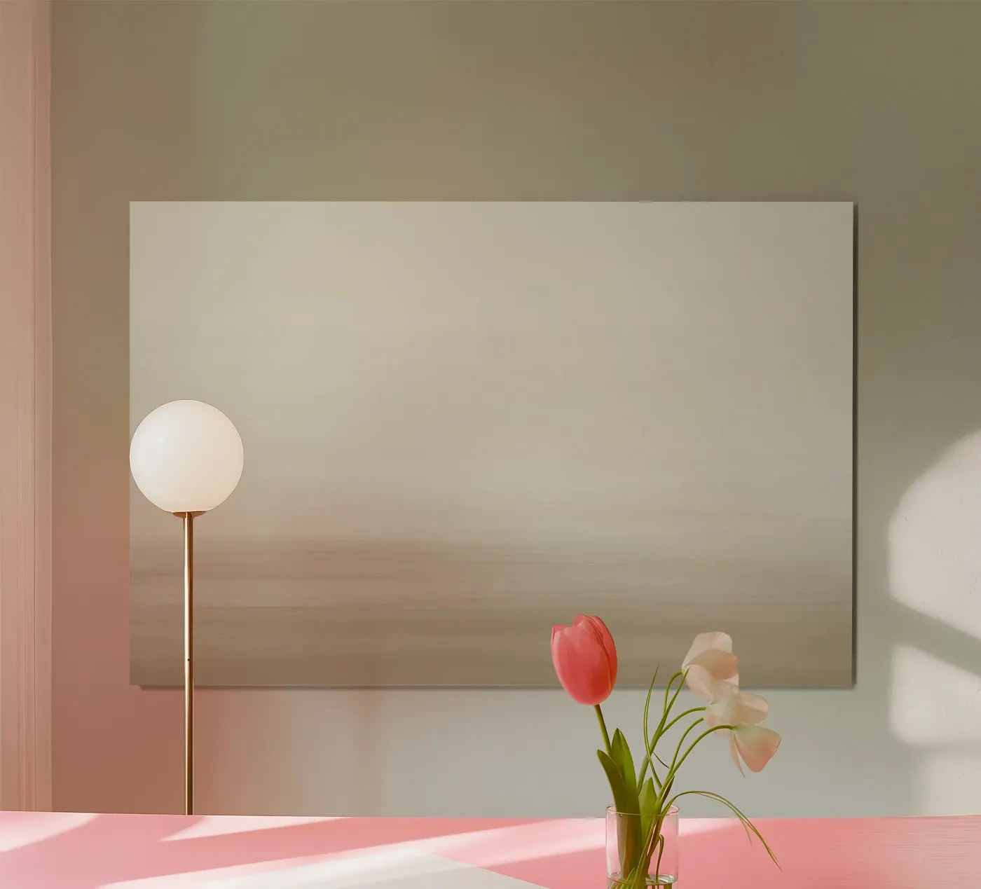 Beige watercolour gradient poster da NouveauPrints