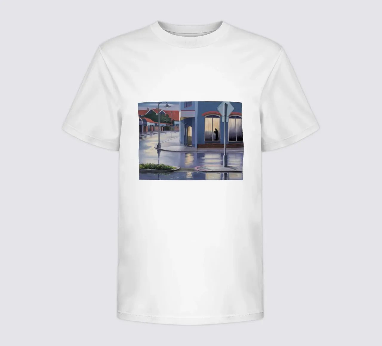Rainy Window Reflection t-shirt bambini da Opal Strokes