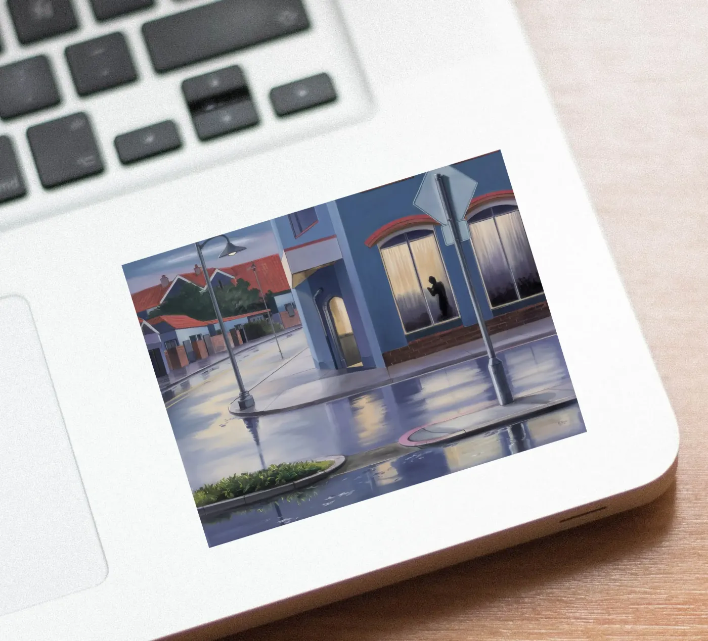 Rainy Window Reflection sticker by Opal Strokes