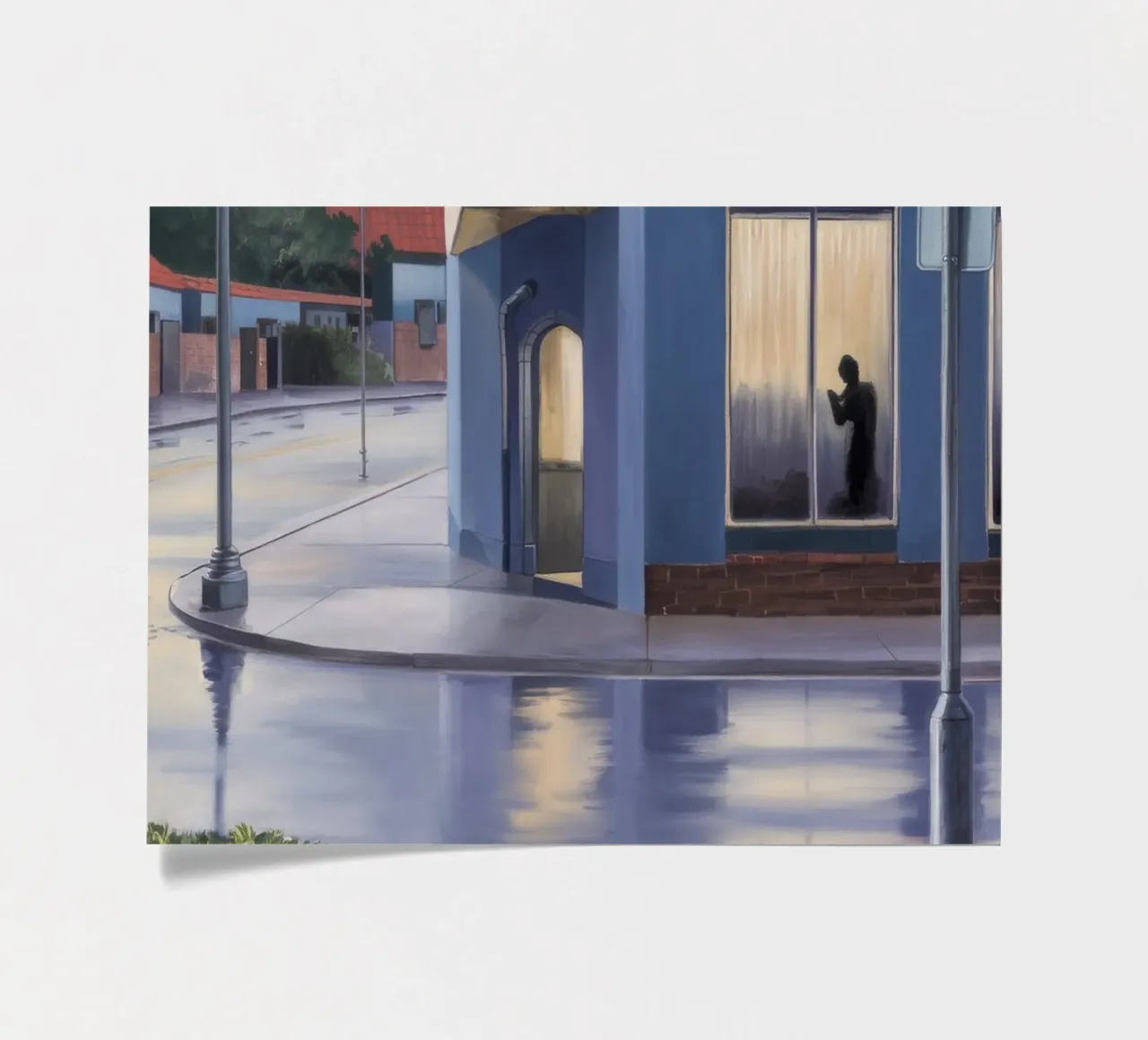 Rainy Window Reflection sticker sheet by Opal Strokes