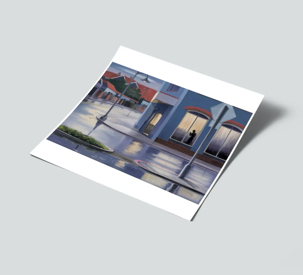 Rainy Window Reflection sticker sheet by Opal Strokes