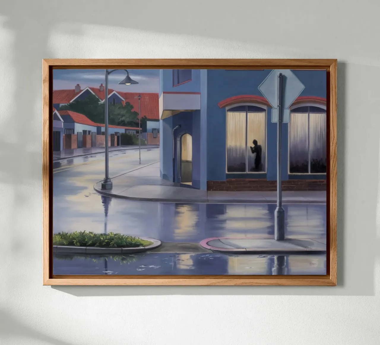 Rainy Window Reflection forex plate by Opal Strokes