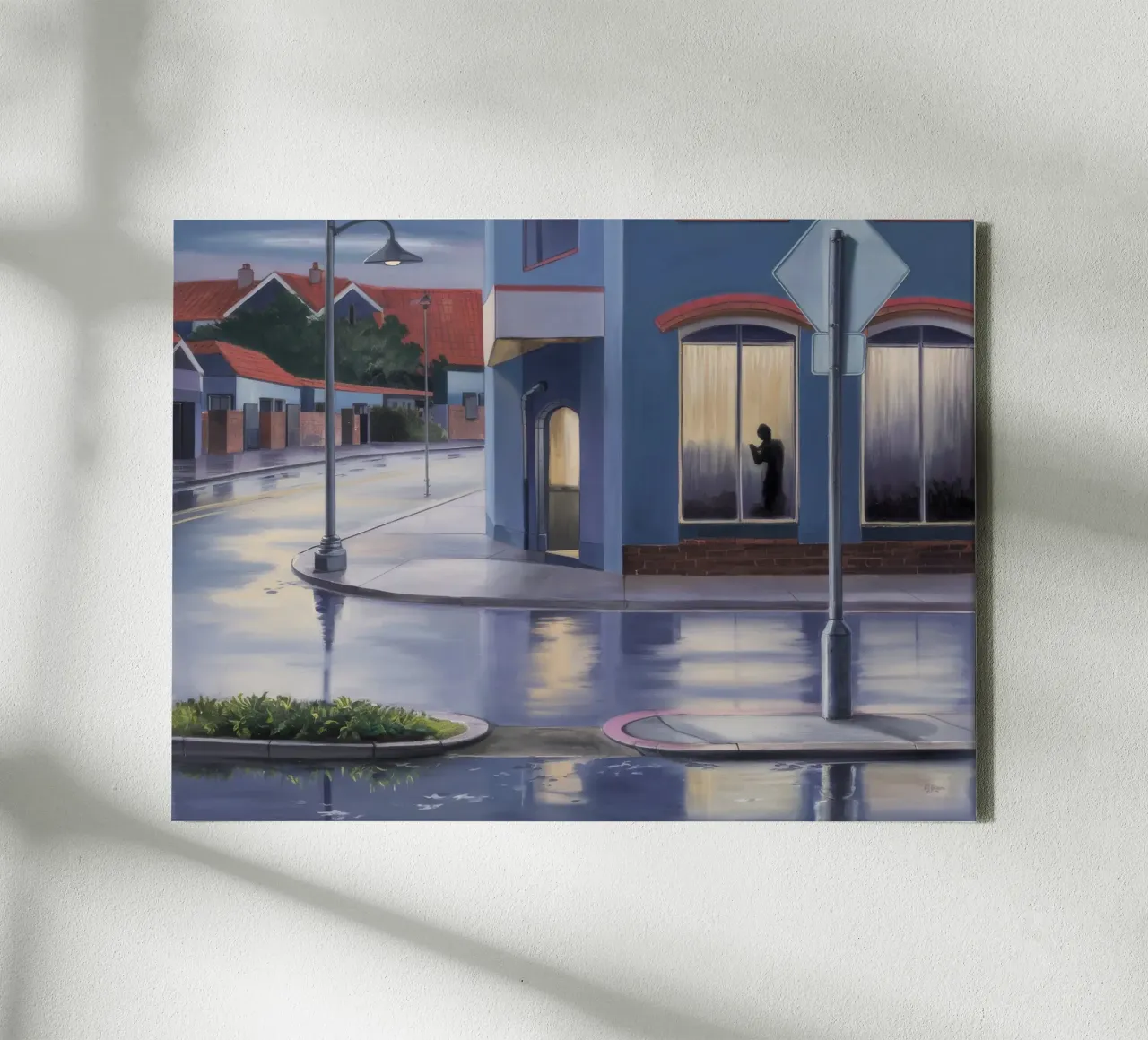 Rainy Window Reflection tela da Opal Strokes