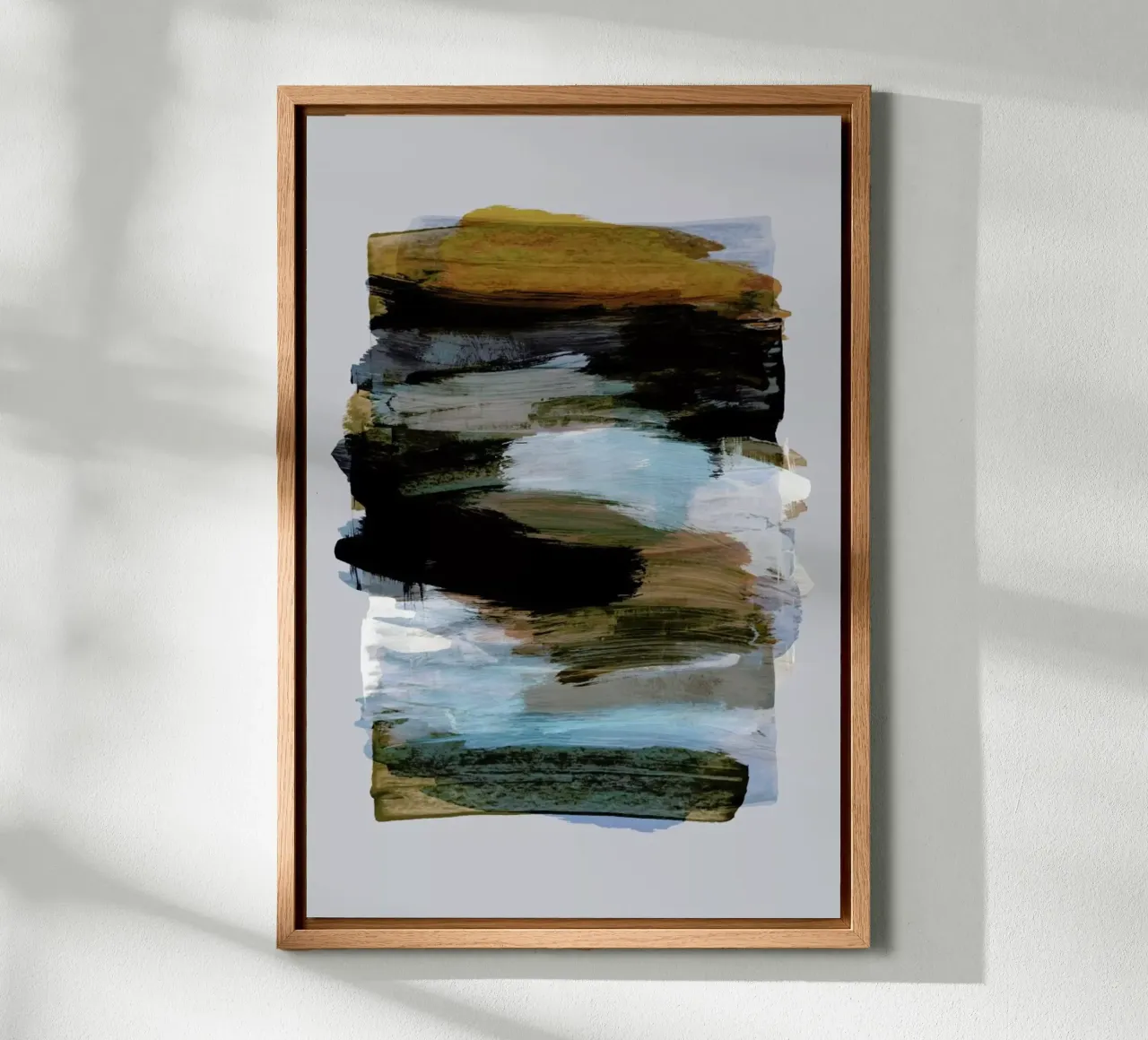 Abstract Brush Strokes 78 alluminio dibond da Mareike Böhmer
