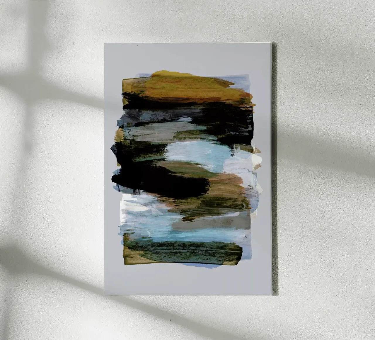 Abstract Brush Strokes 78 tela con Cornice a cassetta da Mareike Böhmer