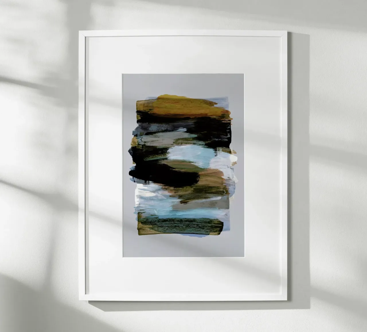 Abstract Brush Strokes 78 carta hahnemühle da Mareike Böhmer
