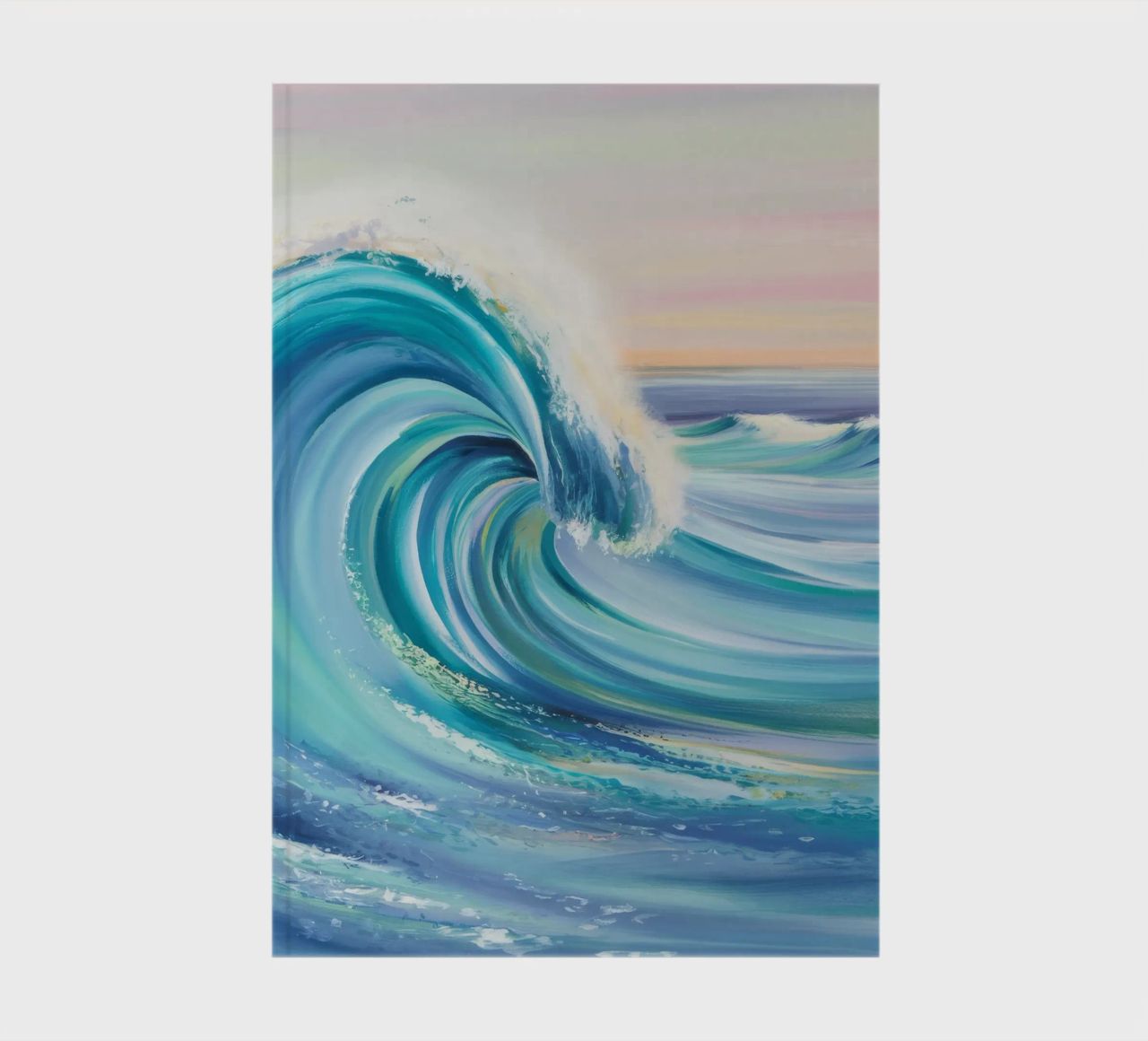 Azure Wave Crest notebook by Dream Spectrum