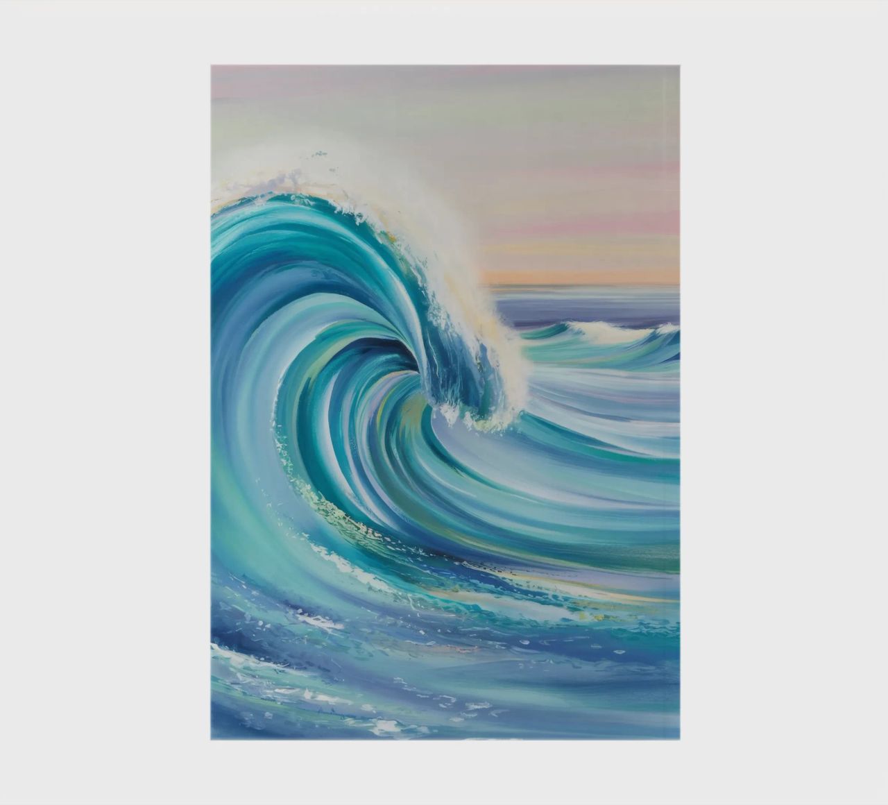 Azure Wave Crest notebook by Dream Spectrum