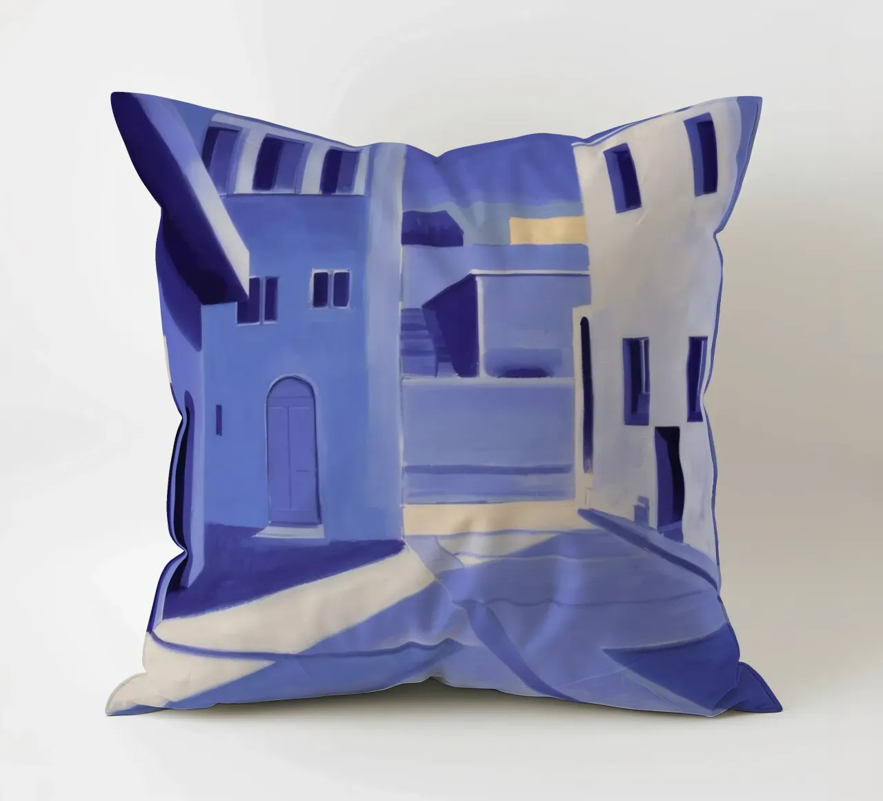 Sogno architettonico viola cuscino da Opal Strokes