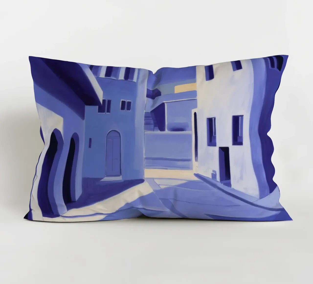 Sogno architettonico viola cuscino da Opal Strokes