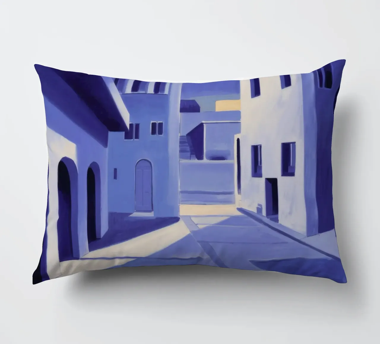 Sogno architettonico viola cuscino da Opal Strokes