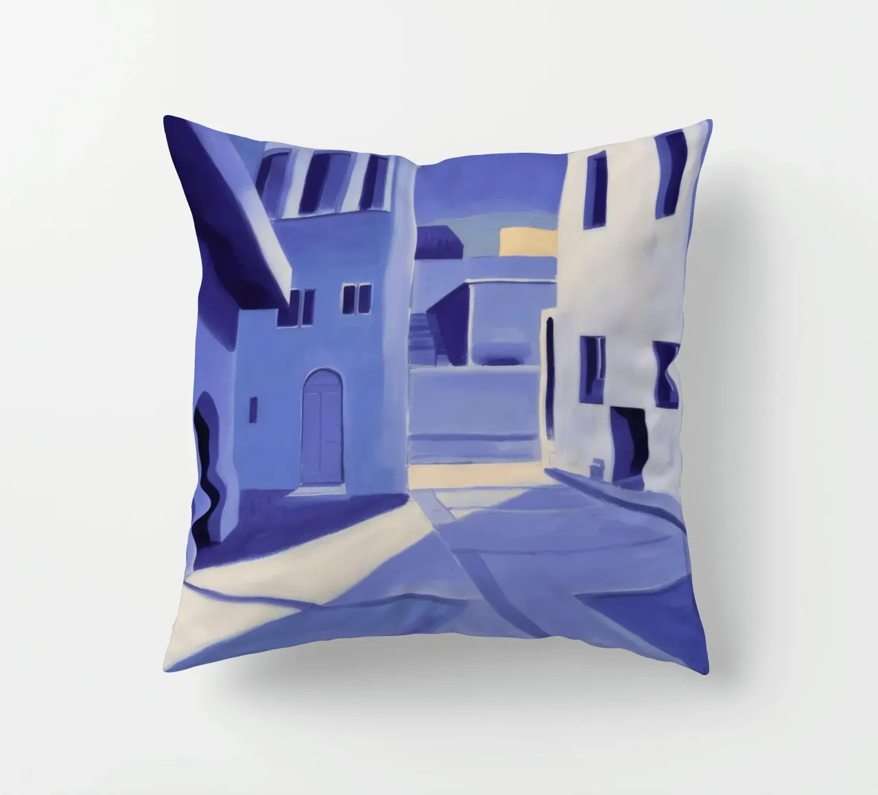 Sogno architettonico viola cuscino da Opal Strokes