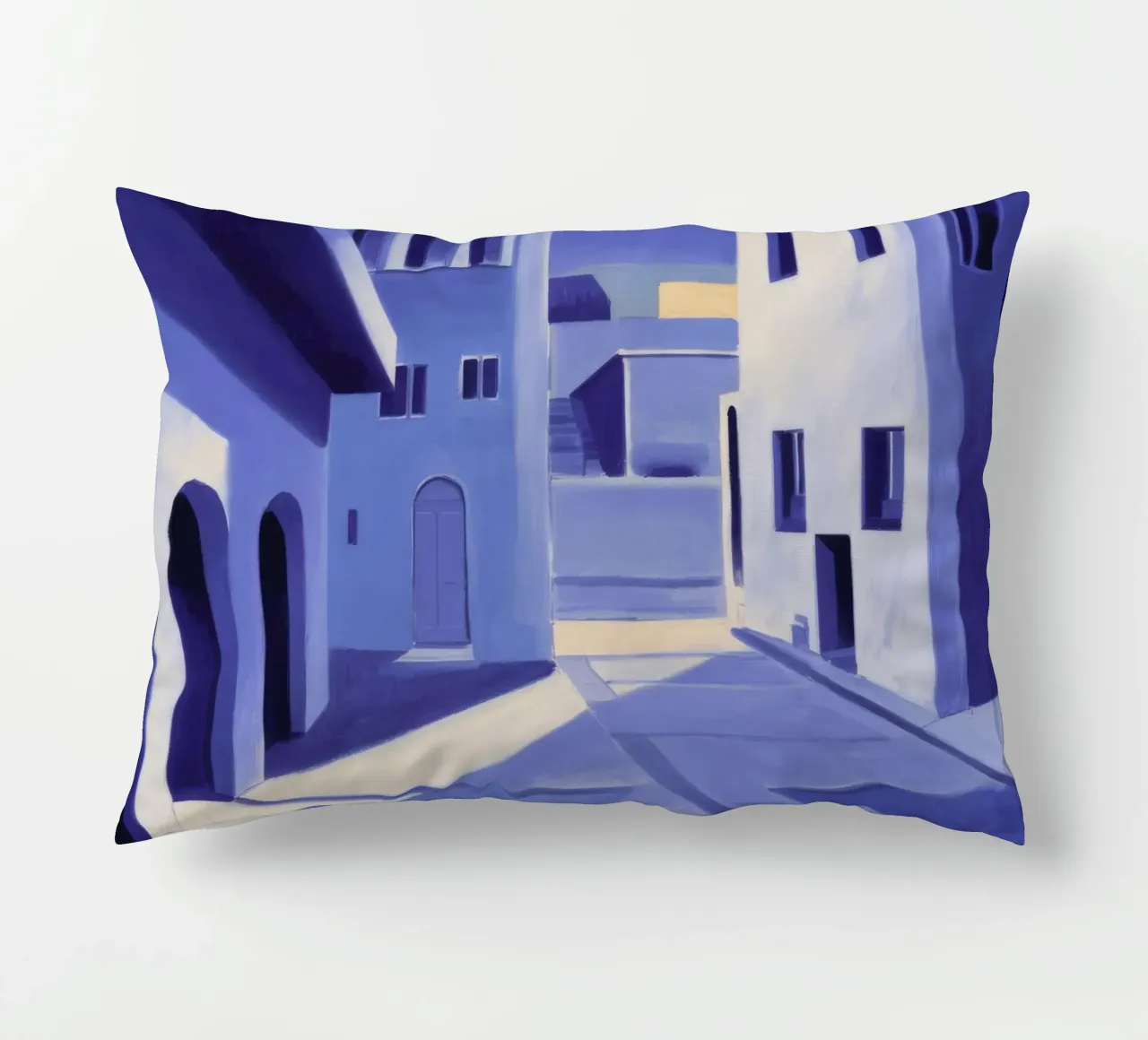Sogno architettonico viola cuscino da Opal Strokes