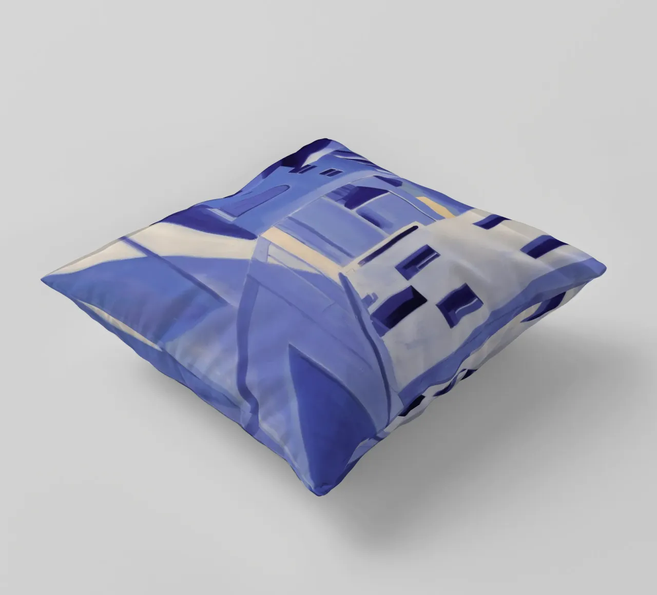 Sogno architettonico viola cuscino da Opal Strokes