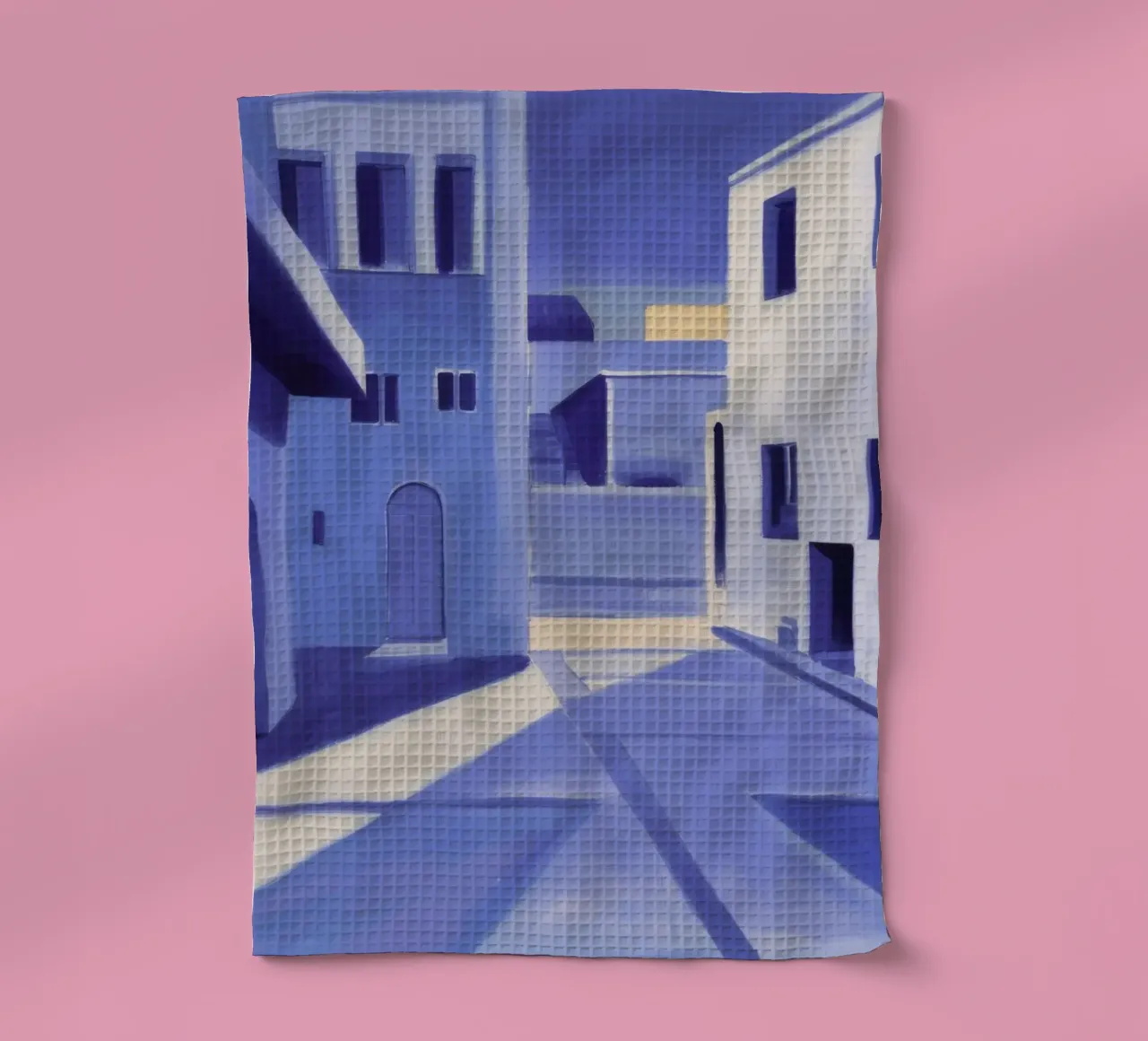 Sogno architettonico viola canovaccio da cucina da Opal Strokes