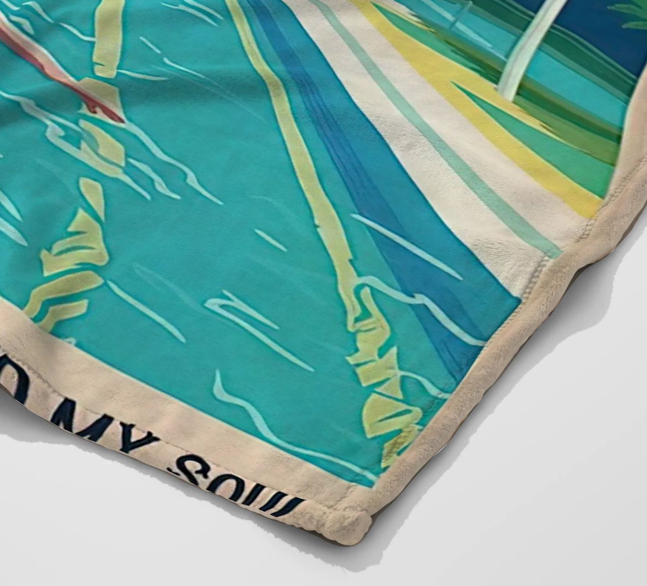 Into The Pool I Go To Lose My Mind Find my Soul fleece blanket by Christopher shop