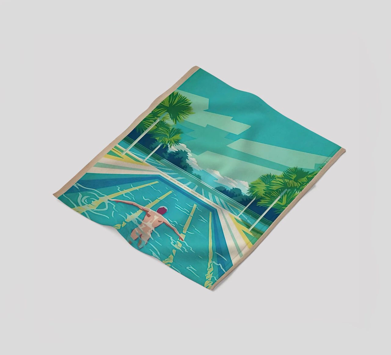Into The Pool I Go To Lose My Mind Find my Soul fleece blanket by Christopher shop