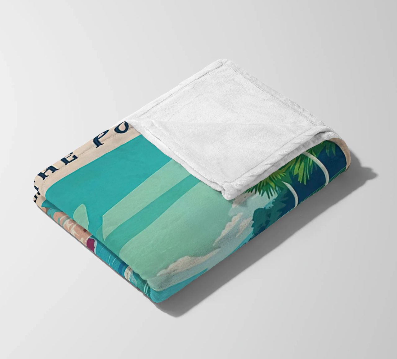 Into The Pool I Go To Lose My Mind Find my Soul fleece blanket by Christopher shop