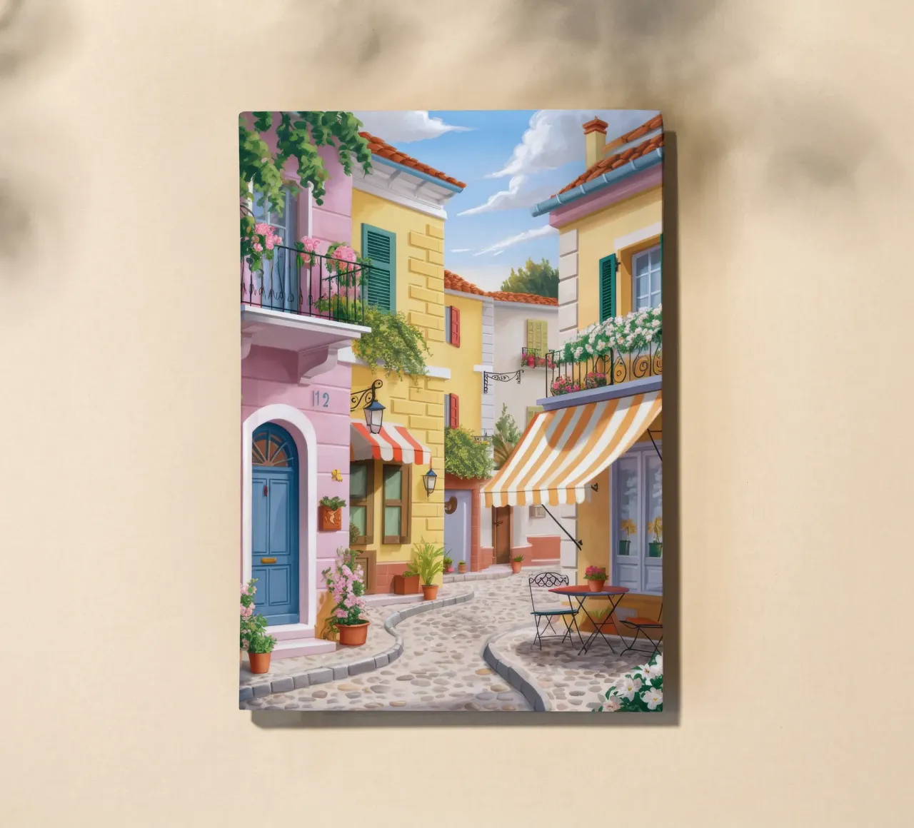 Sunlit Alleyway Charm notebook by Silk Palette