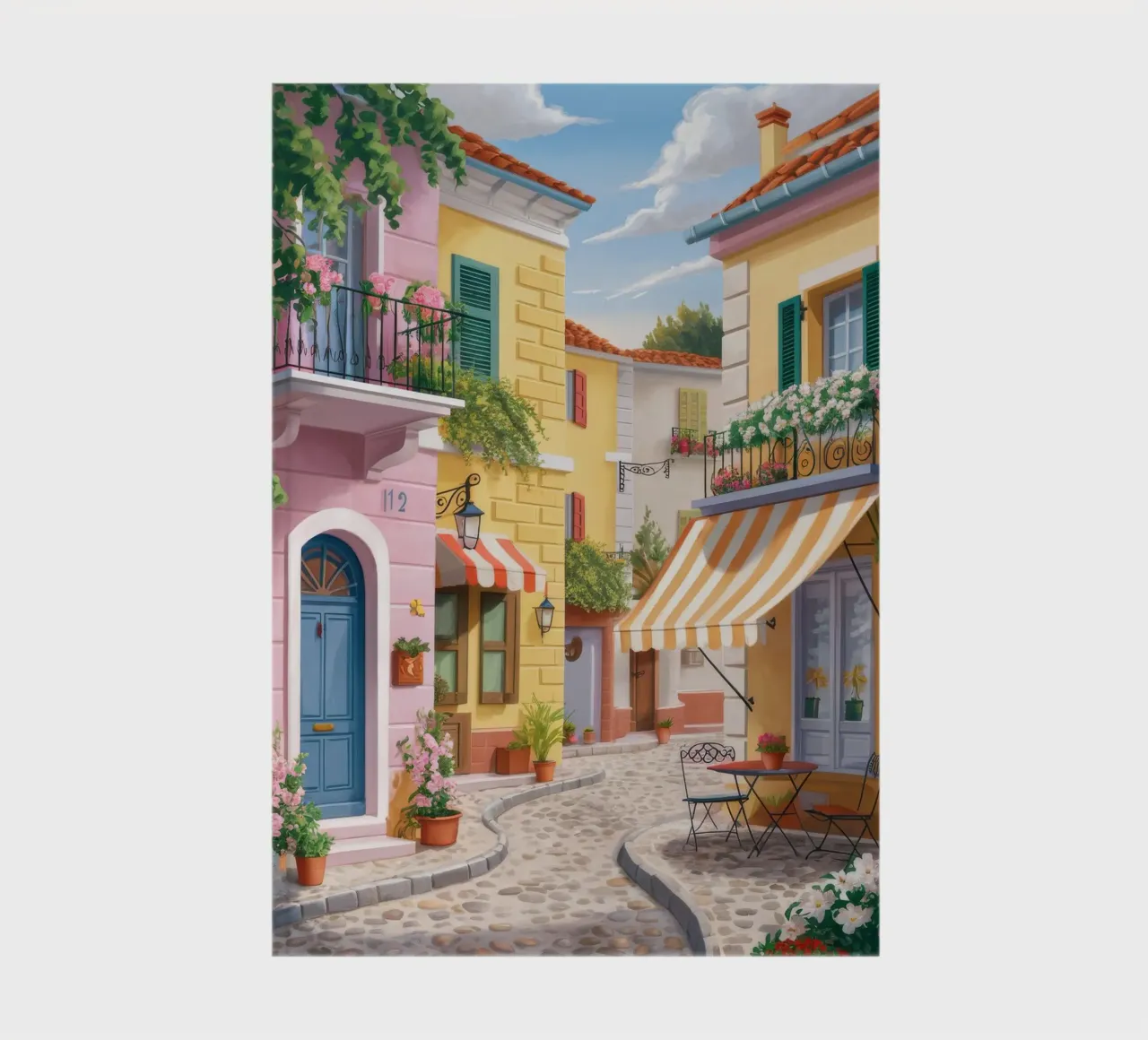 Sunlit Alleyway Charm notebook by Silk Palette