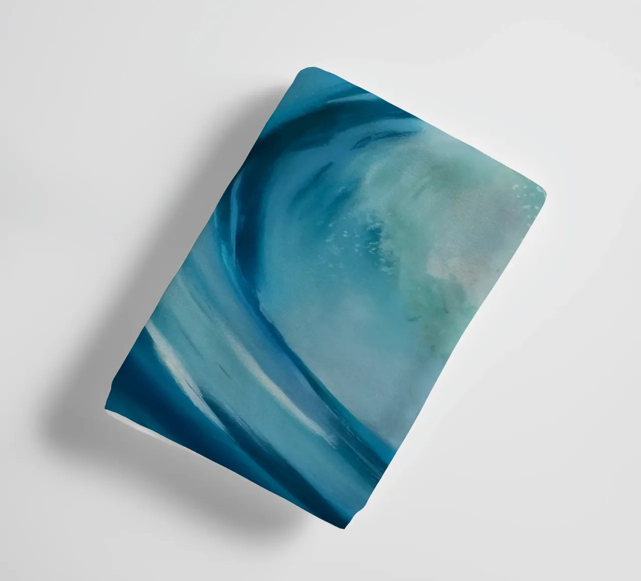 Ocean's Emerald Curl towel by Dream Spectrum