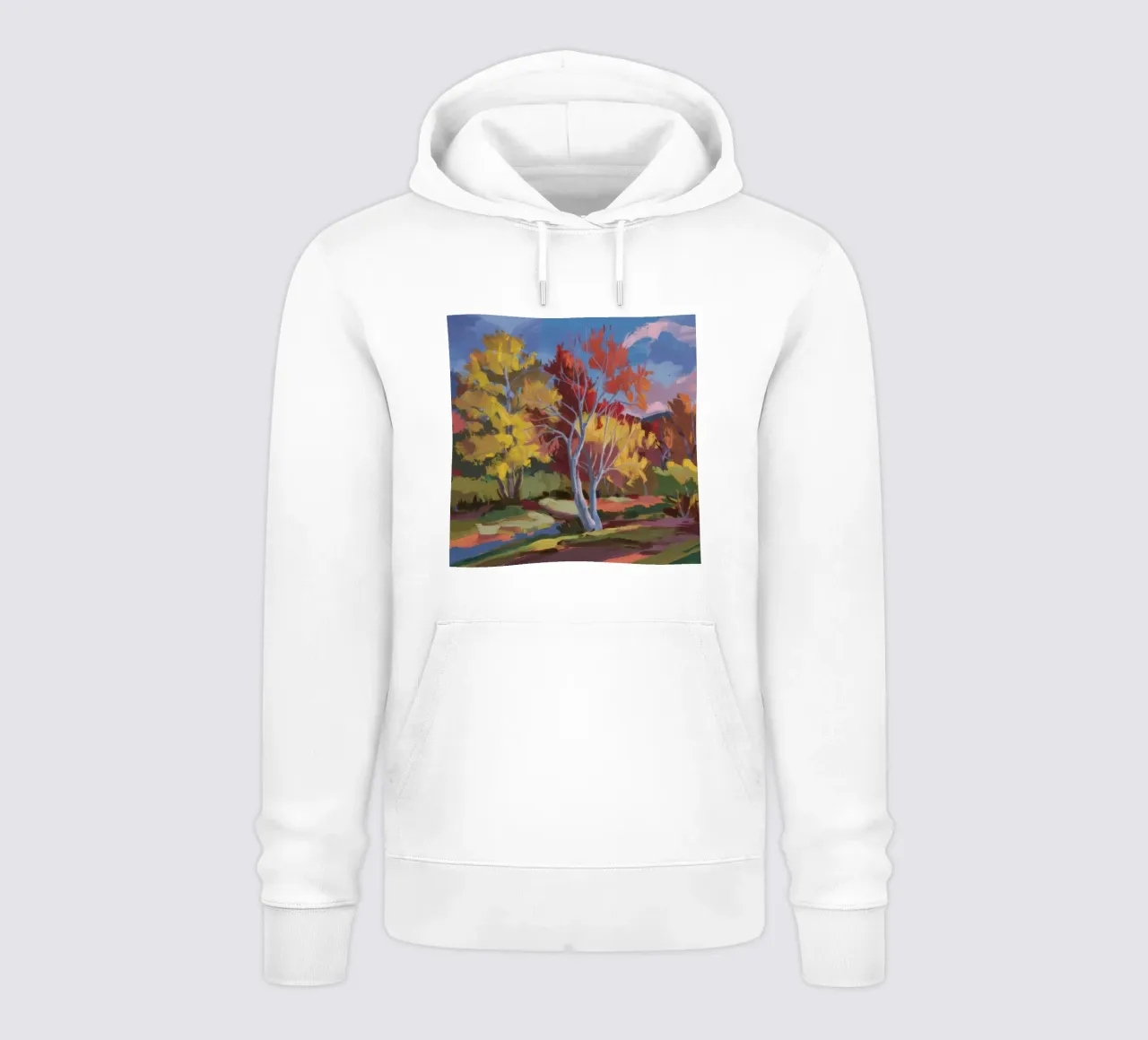 Passaggio d'autunno infuocato felpa con cappuccio da Celestial Harmony