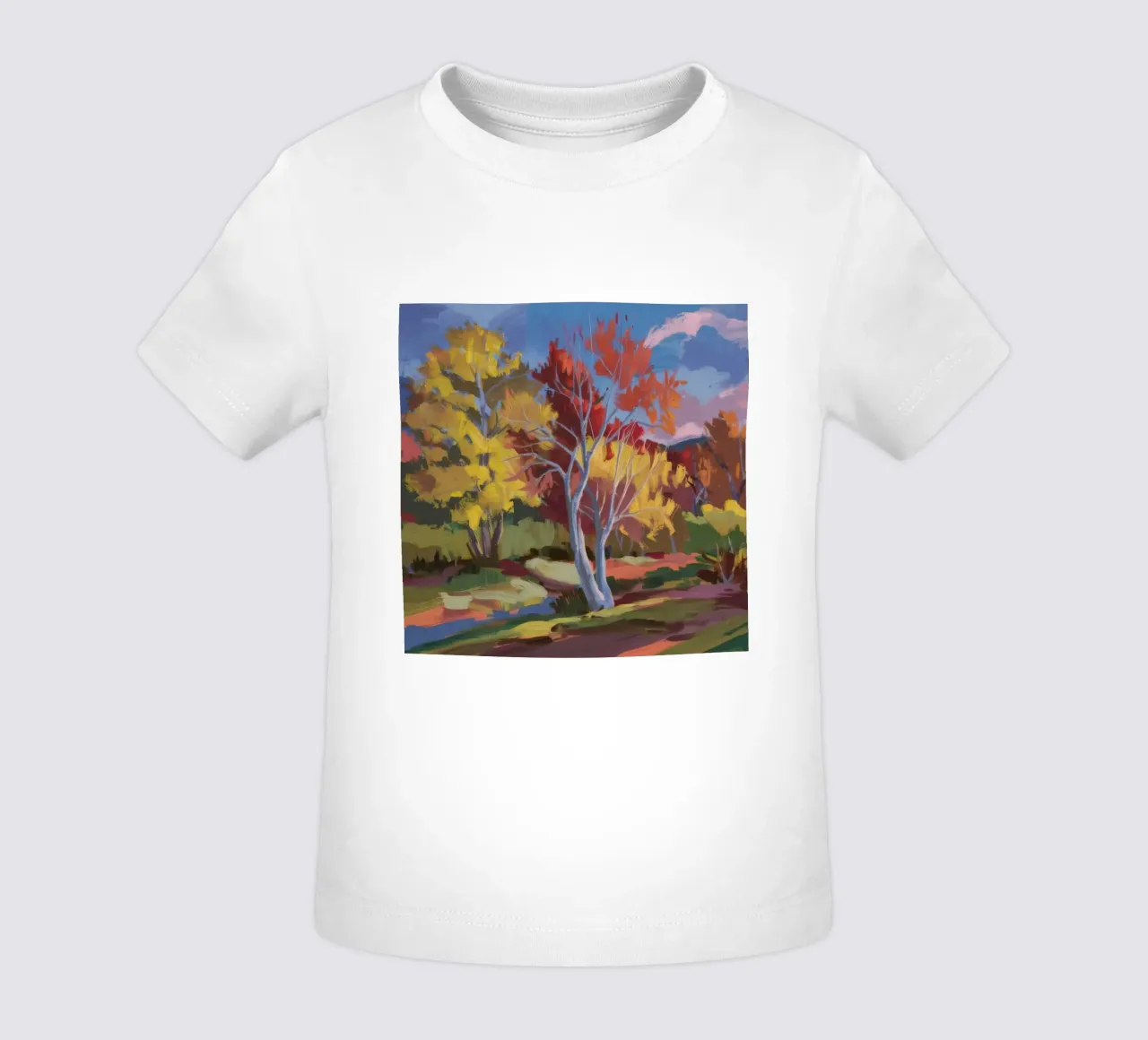 Passaggio d'autunno infuocato maglietta neonato da Celestial Harmony