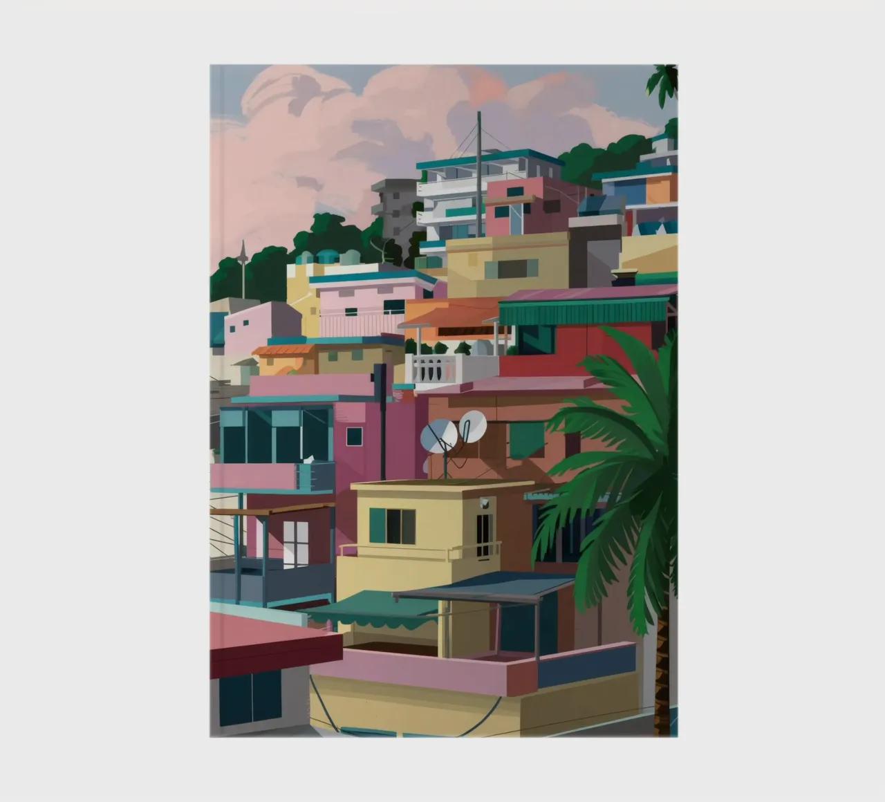 Favela on the Hill notebook by Silk Palette