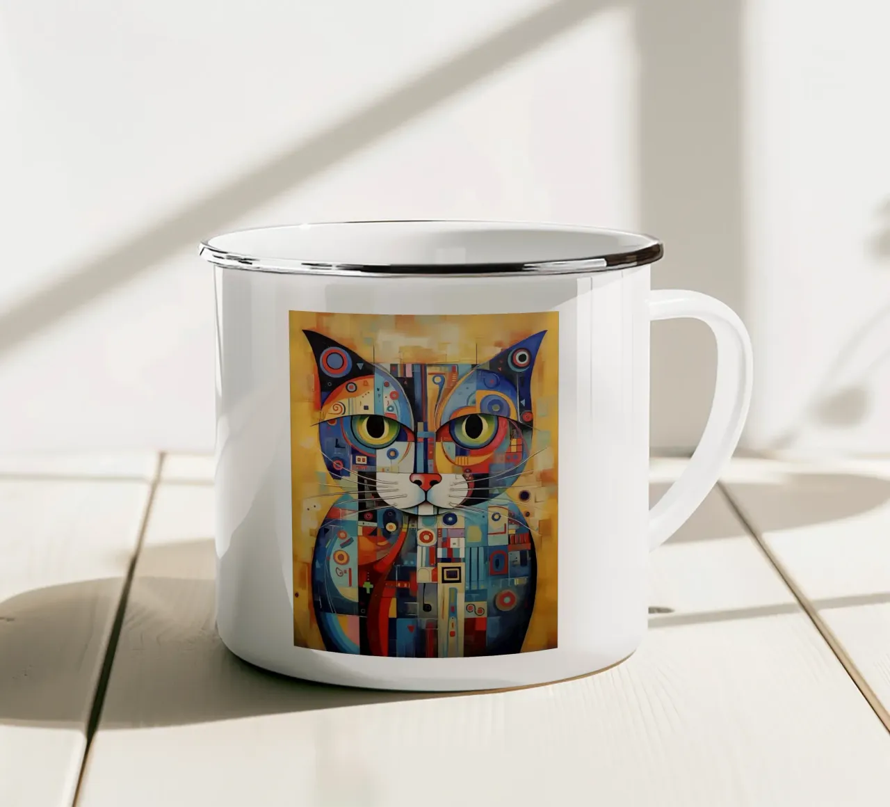 Arte da parete di Imagine tazza in smalto da Imagine