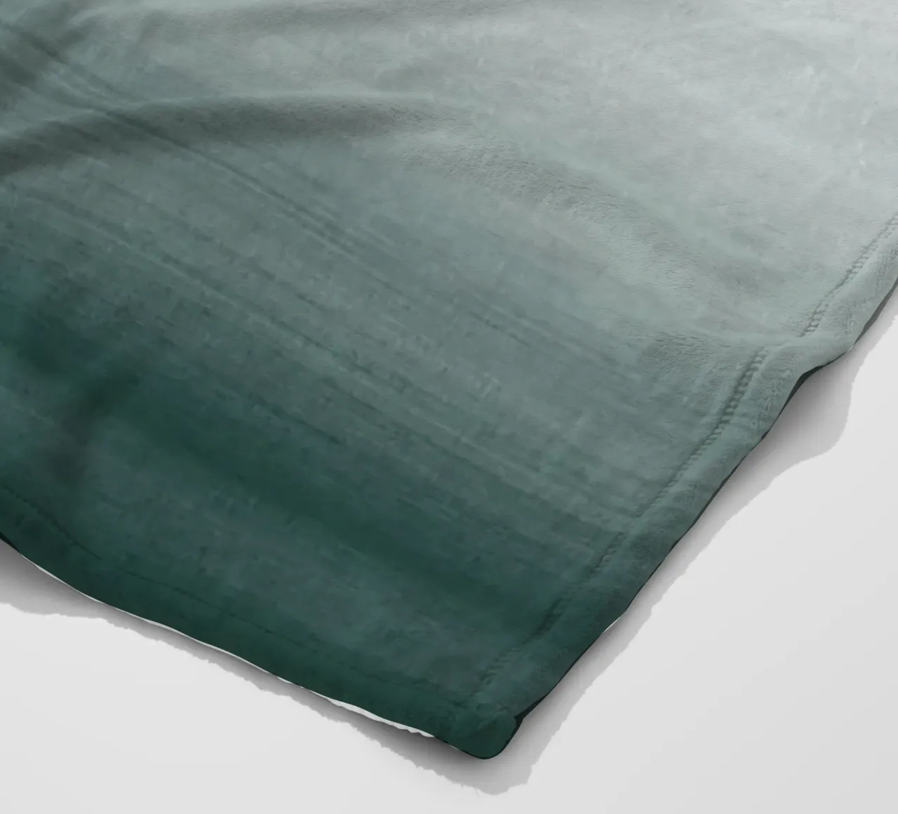 Gradiente acquerello verde scuro coperta in pile da NouveauPrints