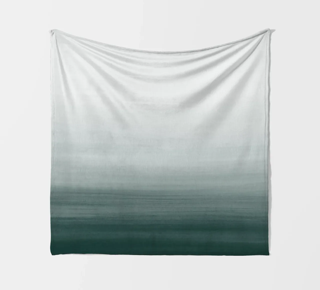 Gradiente acquerello verde scuro coperta in pile da NouveauPrints