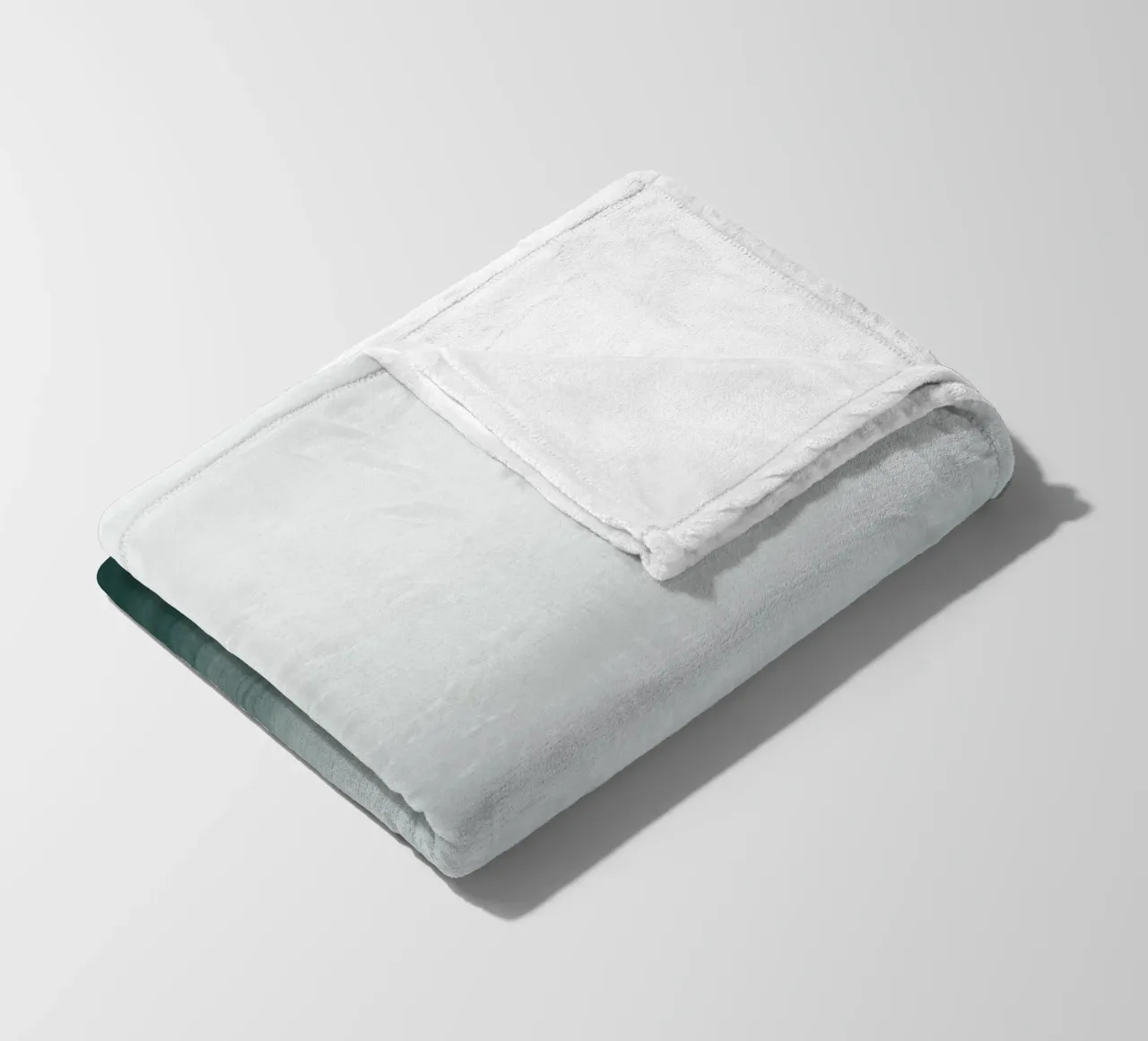 Gradiente acquerello verde scuro coperta in pile da NouveauPrints