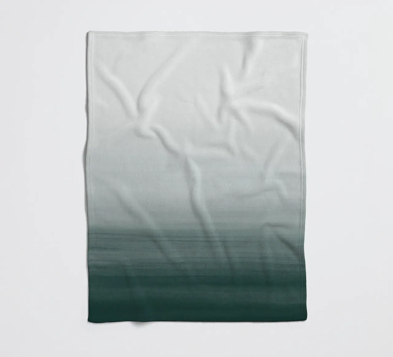 Gradiente acquerello verde scuro coperta in pile da NouveauPrints