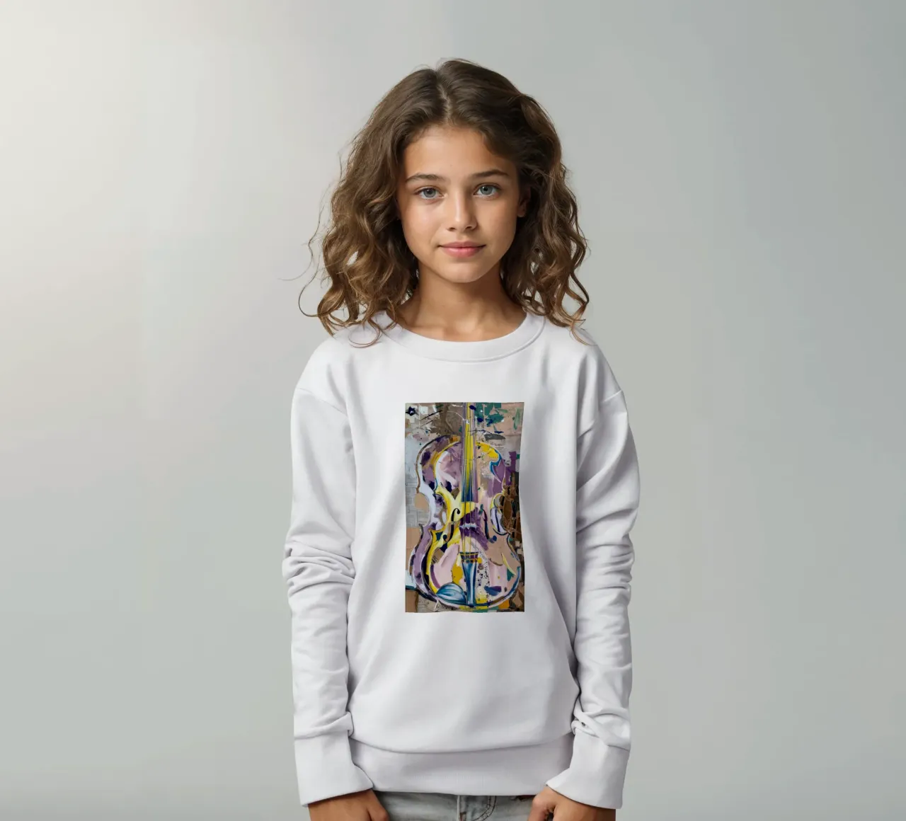 Graffiti Violin Harmony felpa bambino da Dream Spectrum