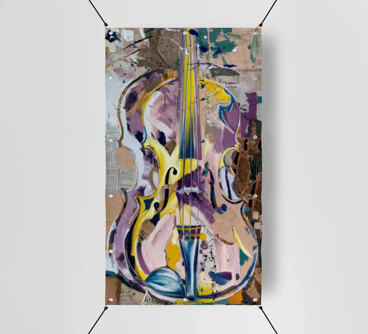Graffiti Violin Harmony telo in pvc da Dream Spectrum