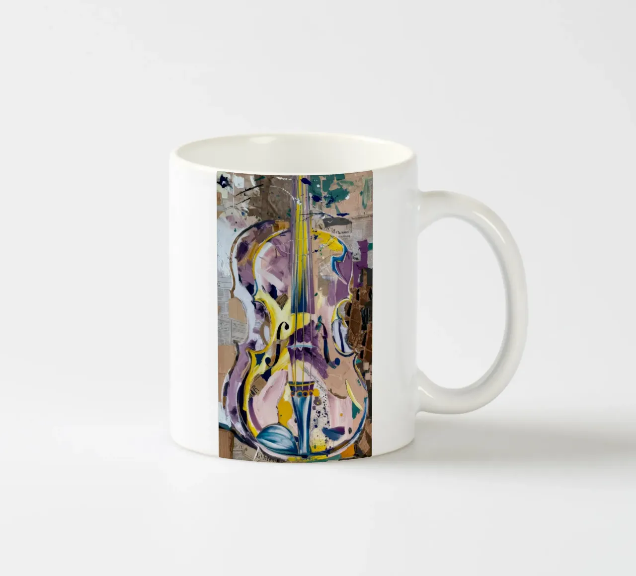 Graffiti Violin Harmony tazza in ceramica da Dream Spectrum