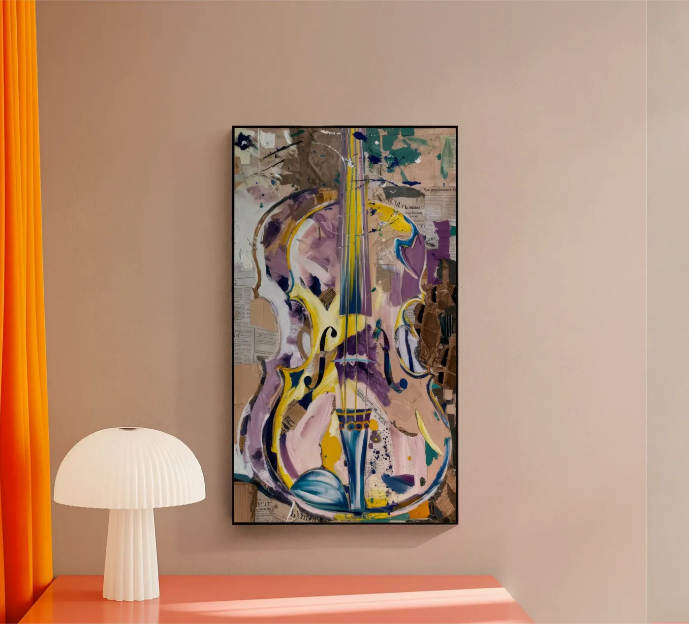 Graffiti Violin Harmony plexiglass da Dream Spectrum