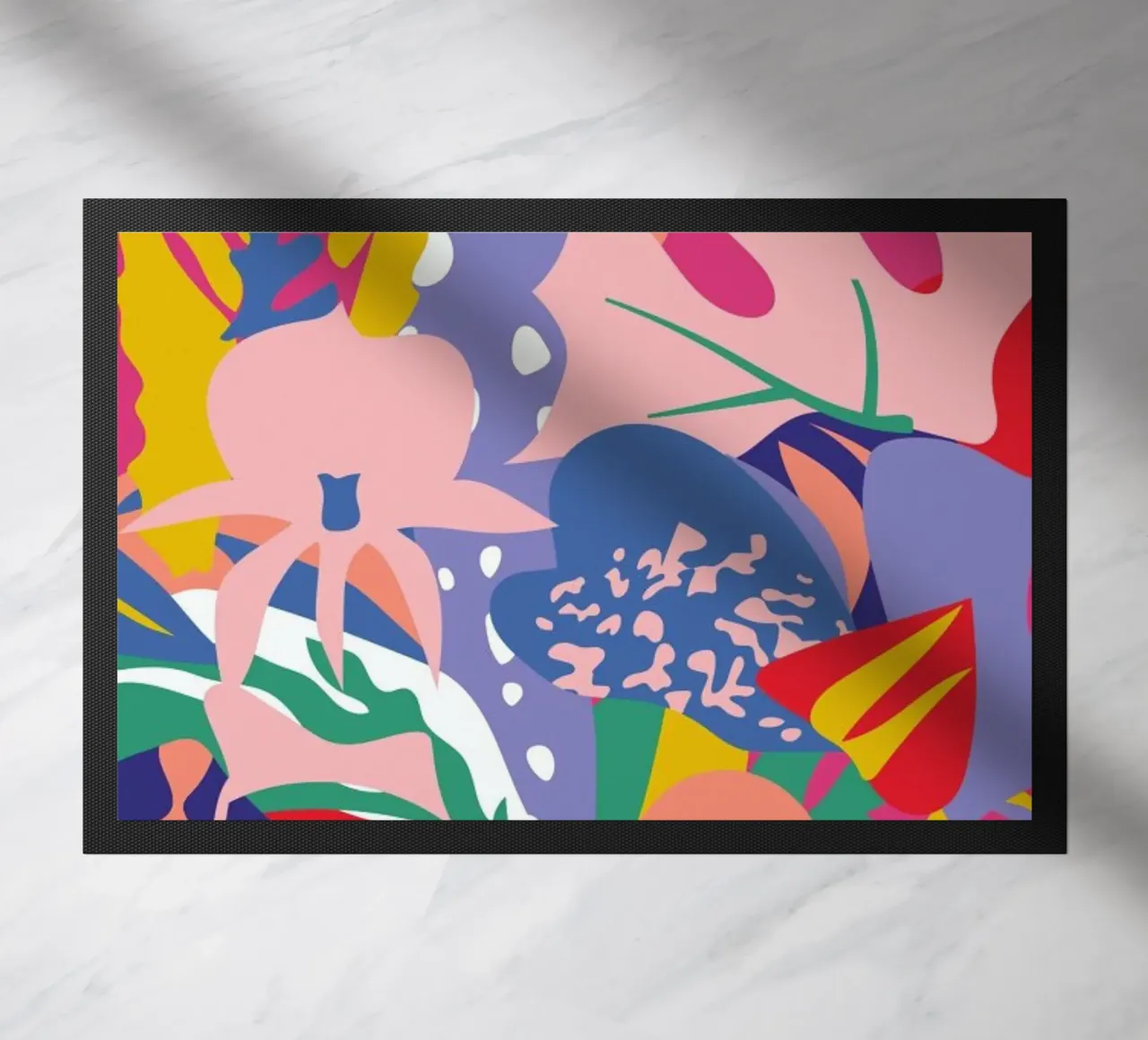 Wild Bloom doormat by Mariery Young