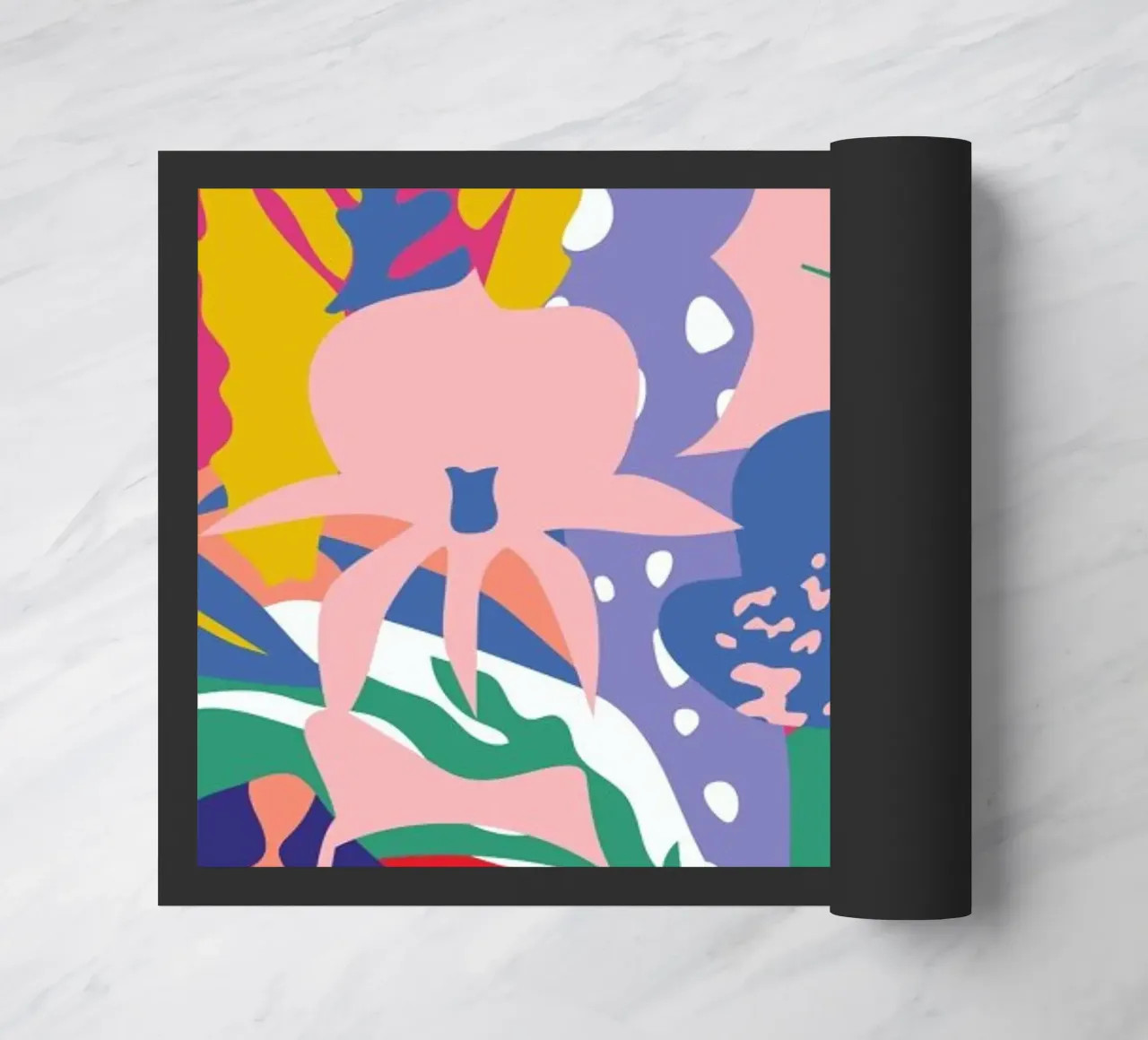 Wild Bloom doormat by Mariery Young