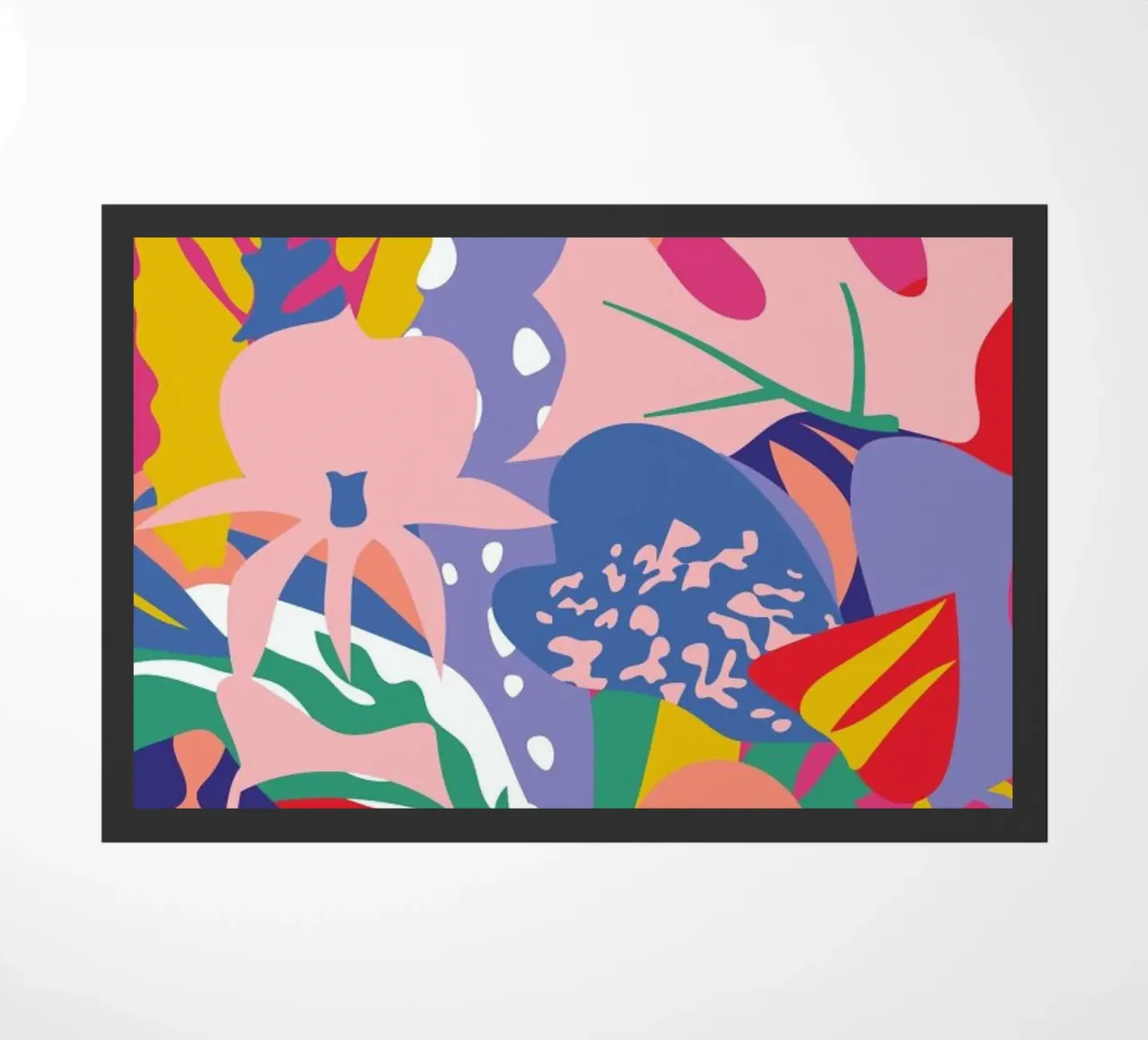 Wild Bloom doormat by Mariery Young